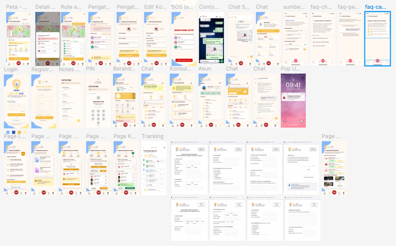 SELATAN Application UX Design